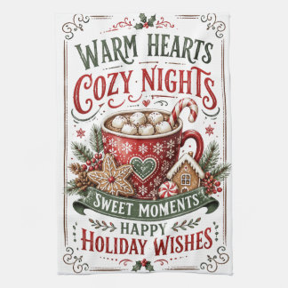Linge De Cuisine Cœurs Chauds Nuits Cosy