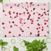 Linge De Cuisine Cœurs d'amour (Plié)