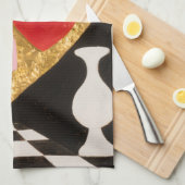 Linge De Cuisine Coeurs d'amour (Quart Plié)