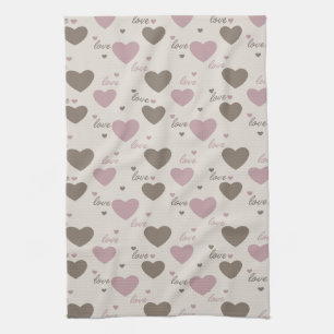 Linge De Cuisine Coeurs d'amour