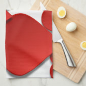 Linge De Cuisine Coeurs d'amour rouges (Quart Plié)