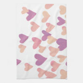 Linge De Cuisine Coeurs d'aquarelle de la Saint-Valentin - rose pas (Vertical)