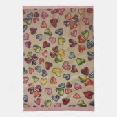 Linge De Cuisine Coeurs de bonbons Valentine (Vertical)