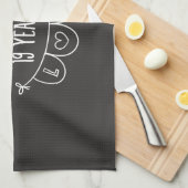 Linge De Cuisine Coeurs de calèche-cadeaux du 19e anniversaire (Quart Plié)