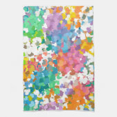 Linge De Cuisine Cœurs de Confettis Pastels (Vertical)