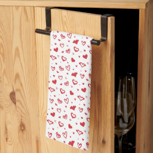 Linge De Cuisine Cœurs de la Saint-Valentin