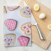 Linge De Cuisine Coeurs de la Saint Valentin (Quart Plié)