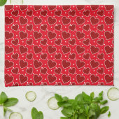 Linge De Cuisine Cœurs de la Saint-Valentin (Plié)