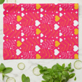 Linge De Cuisine Cœurs de la Saint-Valentin (Plié)
