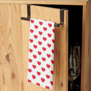 Linge De Cuisine Cœurs de la Saint-Valentin