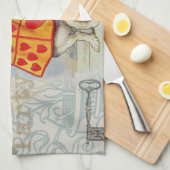 Linge De Cuisine Coeurs de lapin blanc Alice Classic (Quart Plié)