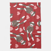 Linge De Cuisine Coeurs de singe de chaussette (Vertical)