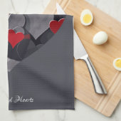 Linge De Cuisine Coeurs enchantés (Quart Plié)