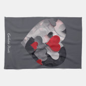 Linge De Cuisine Coeurs enchantés (Horizontal)