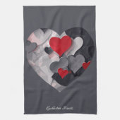 Linge De Cuisine Coeurs enchantés (Vertical)