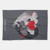 Linge De Cuisine Coeurs enchantés (Horizontal)