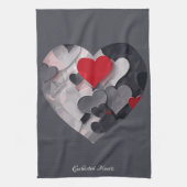 Linge De Cuisine Coeurs enchantés (Vertical)