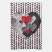 Linge De Cuisine Coeurs enchantés (Vertical)