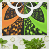 Linge De Cuisine Coeurs Iridescente Polka sans soudure Point Art Ab (Plié)