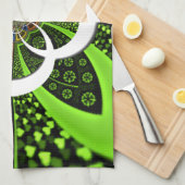 Linge De Cuisine Coeurs Iridescente Polka sans soudure Point Art Ab (Quart Plié)