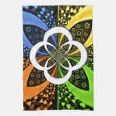 Linge De Cuisine Coeurs Iridescente Polka sans soudure Point Art Ab (Vertical)