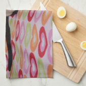 Linge De Cuisine Coeurs rêveurs de chat siamois (Quart Plié)