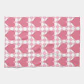 Linge De Cuisine Coeurs roses (Horizontal)