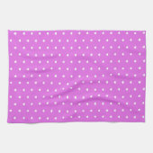 Linge De Cuisine Cœurs violets (Horizontal)