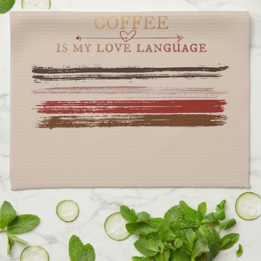 Linge De Cuisine Coffee (Plié)