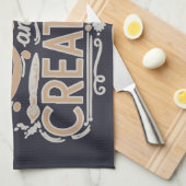 Linge De Cuisine Coffee and Creativity Typography (Quart Plié)