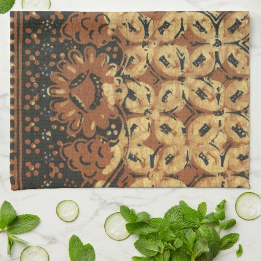 Linge De Cuisine Coffee Bean Earthy Boho Rustique (Plié)