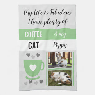 Linge De Cuisine Coffee chat vie animal de compagnie est fabuleux p