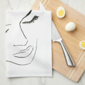 Linge De Cuisine Coiffure de bulle psychédélique (Quart Plié)