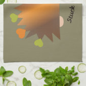 Linge De Cuisine Coincé sur vous Hérisson et Coeurs (Plié)