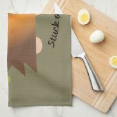 Linge De Cuisine Coincé sur vous Hérisson et Coeurs (Quart Plié)