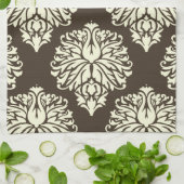 Linge De Cuisine Cola Southern Cottage Damask (Plié)