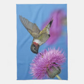 Linge De Cuisine Colibri à gorge rubis (Vertical)