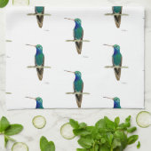 Linge De Cuisine Colibri À Gros Prix Sur Une Branche (Plié)