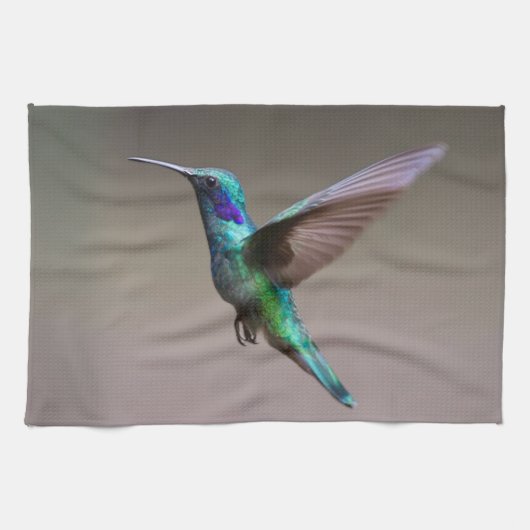 Linge De Cuisine Colibri en vol (Horizontal)