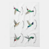 Linge De Cuisine Colibri nord-américain (Vertical)