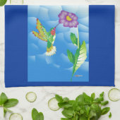 Linge De Cuisine Colibri : stylisé (Plié)