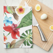Linge De Cuisine Colibri tropical (Quart Plié)