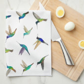 Linge De Cuisine Colibri tropical (Quart Plié)