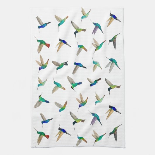 Linge De Cuisine Colibri tropical (Vertical)