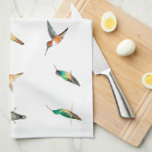 Linge De Cuisine Colibris du Texas (Quart Plié)