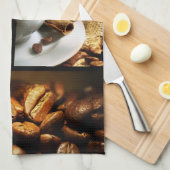 Linge De Cuisine Collage 2 de café (Quart Plié)