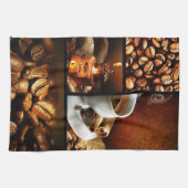 Linge De Cuisine Collage 2 de café (Horizontal)