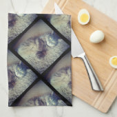 Linge De Cuisine Collage de chats par Shirley Taylor (Quart Plié)