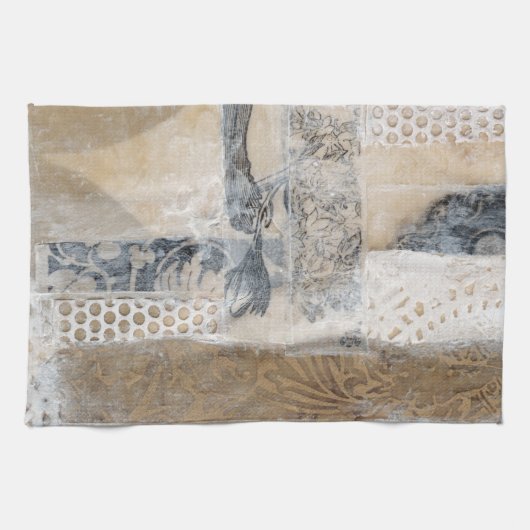 Linge De Cuisine Collage de dentelle I (Horizontal)