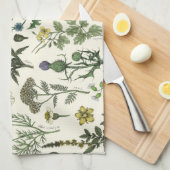 Linge De Cuisine Collage de fleurs sauvages (Quart Plié)